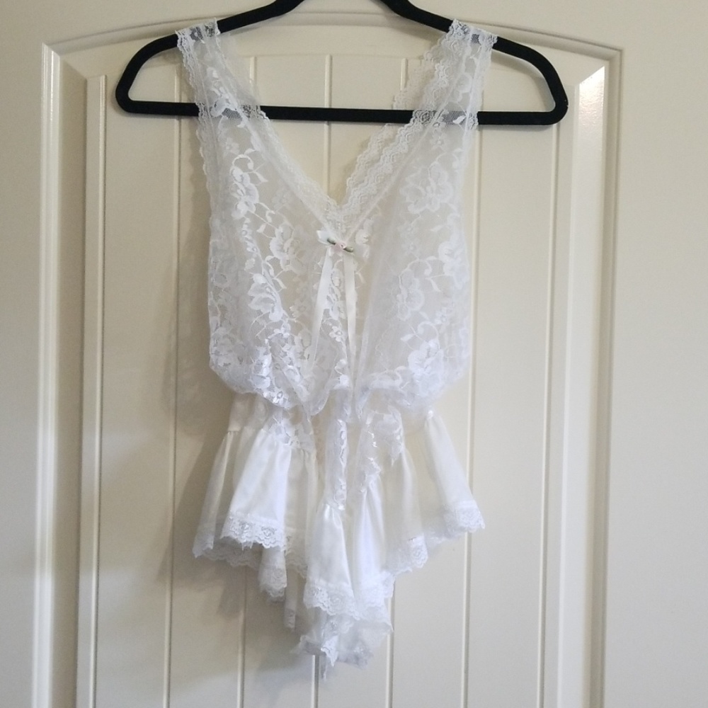Vintage Inner Most Lace Romper - Picture 2 of 4